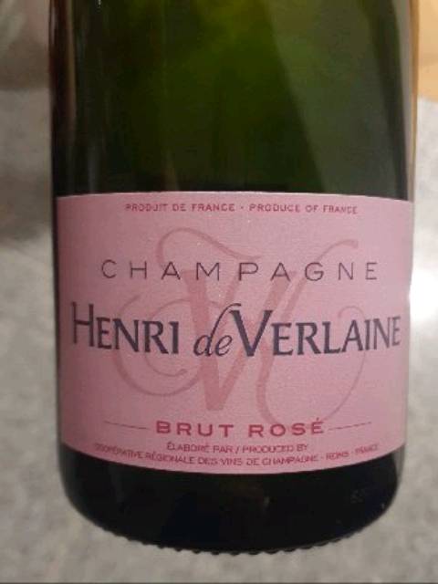 Henri de Verlaine Brut Rosé Champagne | Vivino English