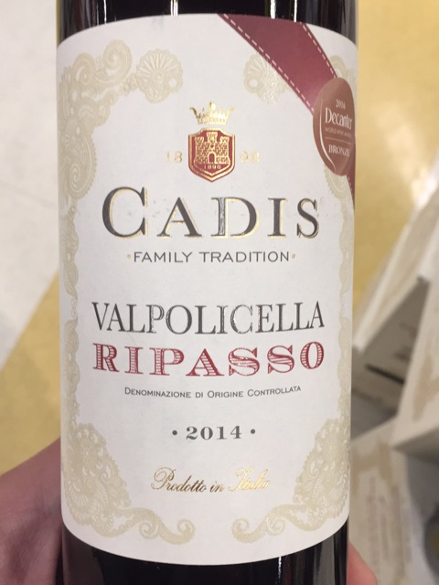 Valpolicella Ripasso Cadis 2017 2025