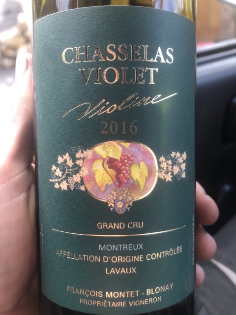 Henri et François Montet Chasselas Violet Violine Grand Cru
