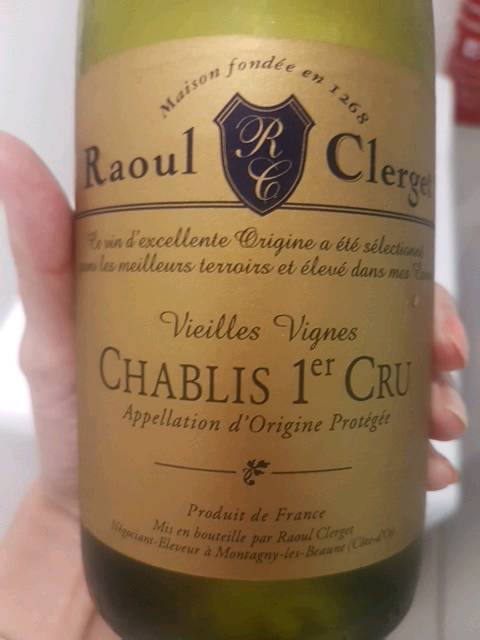 Raoul Clerget CHABLIS 1er CRU 2005 Raoul Clerget CHABLIS 1er CRU 2005