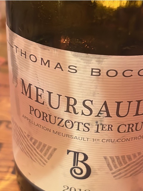 Meursault Santenots&VolnayClosdesDucs未開栓 Thomas Boccon Meursault 1er Cru 'Les Poruzots' | Vivino 日本語