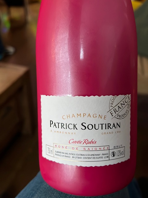 Patrick Soutiran Cuvée Rubis Rosé de Saignée Brut Champagne Grand