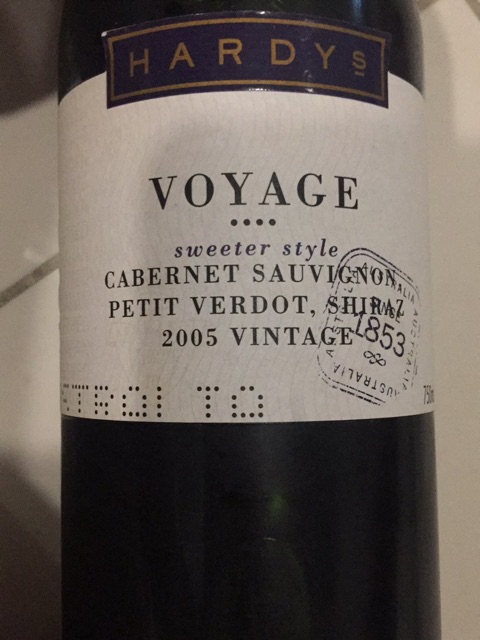 Hardys Voyage 2004年ワイン 750ml Hardys Voyage 2004年ワイン 750ml
