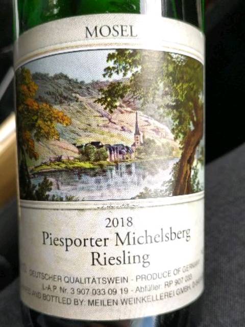 Meilen Piesporter Michelberg Riesling 2005 wine label