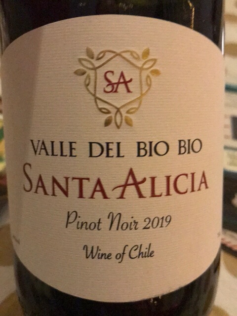 valle del bio bio pinot noir