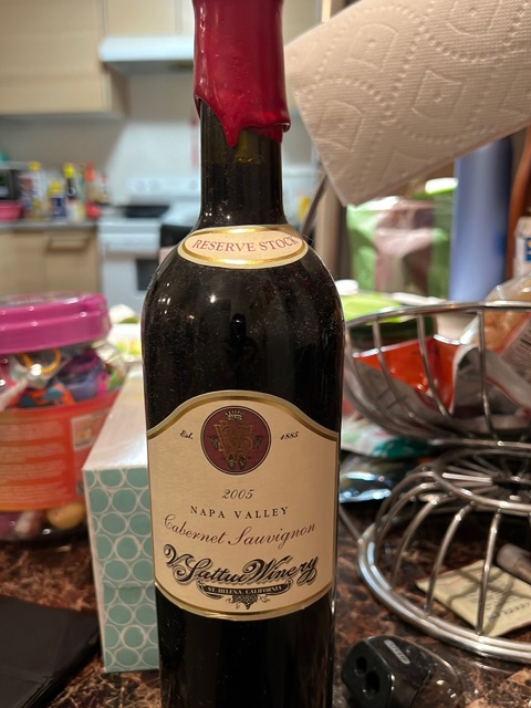 Cabernet Sauvignon V Sattui Tasting SATTUI 1985 CABERNET SAUVIGNON