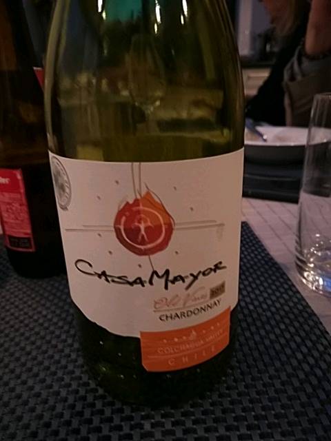 Casa Mayor Old Vines Chardonnay 2017 wine label