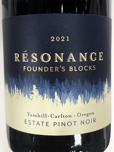 Résonance Founder's Blocks Estate Pinot Noir Vivino English