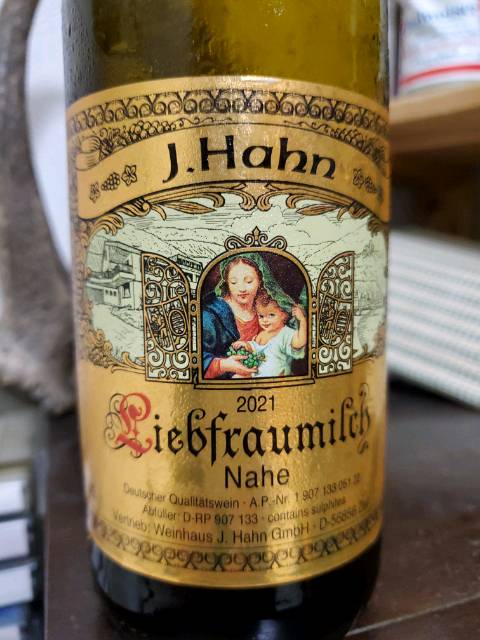 1991年 Liebfraumilch Nahe 750ml 1991年 Liebfraumilch Nahe 750ml
