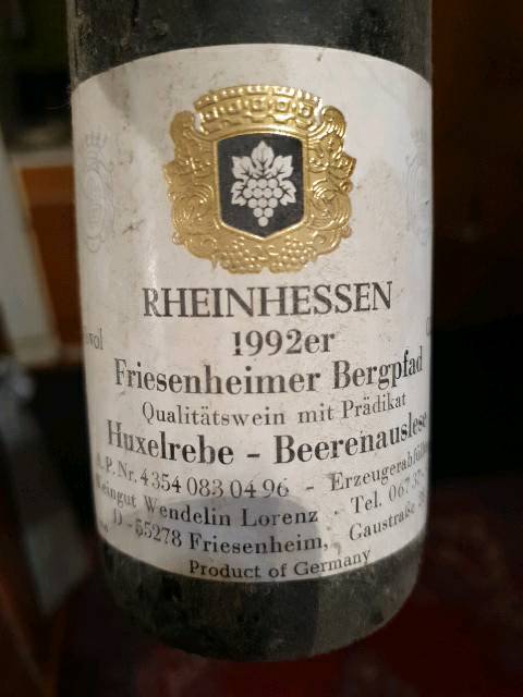 2003 Friesenheimer Bergpfad ワイン 極甘口 上級酒 2003 Friesenheimer Bergpfad ワイン 極甘口 上級酒
