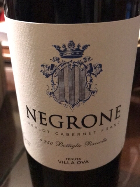 Negrone Tenuta Villa Ova Merlot Cabernet Franc Vivino Deutsch