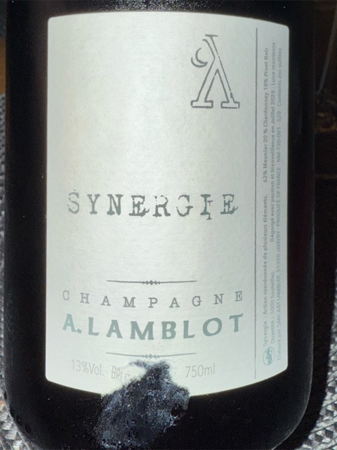 A. Lamblot Synergie Champagne Brut Nature | Vivino English