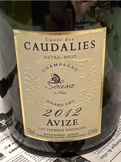 De Sousa Cuvée des Caudalies Les Pierres Vaudons Extra Brut