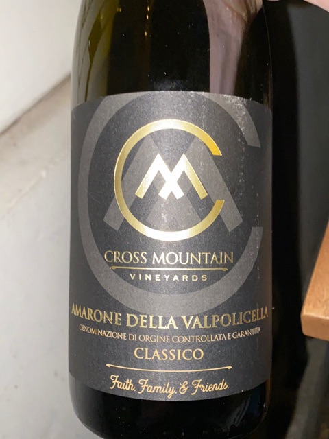 Cross Mountain Vineyards Amarone della Valpolicella Classico