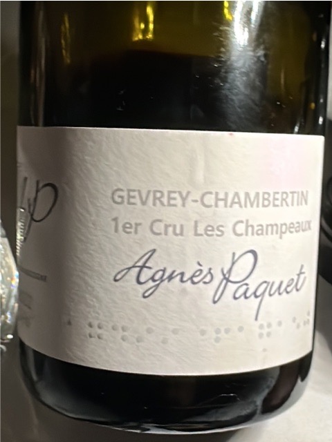 Agnès Paquet Gevrey-Chambertin 1er Cru 'Champeaux' | Vivino Español