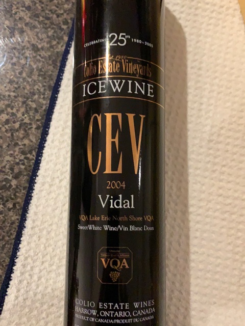 ハ*チ様 Colio Estate 2005 Vidal Icewine 375 Colio CEV Icewine Vidal | Vivino English