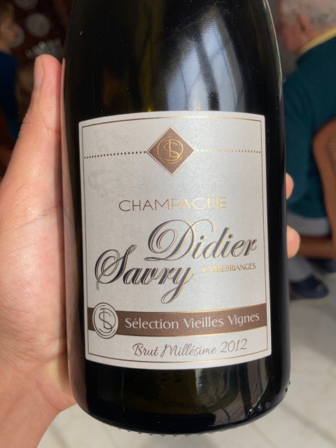 Didier Savry Sélection Vieilles Vignes Brut Millésime Champagne