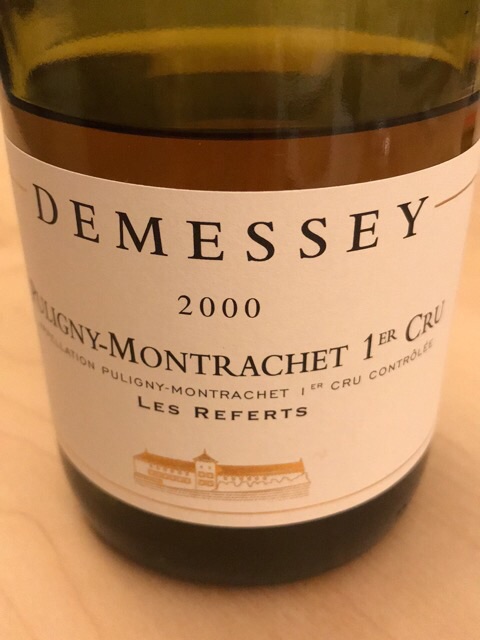 ワイン DEMESSEY Puligny-Montrachet 1er Cru 2000 Demessey Puligny-Montrachet 1er Cru 'Les Referts' | Vivino Français
