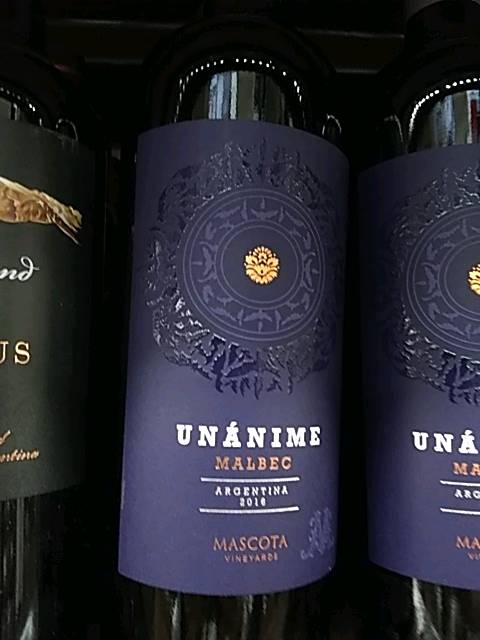 Unanime Wine Malbec 2016 2025