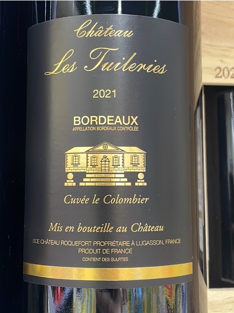 Château Roquefort Château Les Tuileries Cuvée Le Colombier