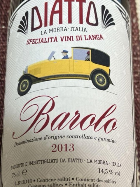 Cavalier Diatto Barolo 2013