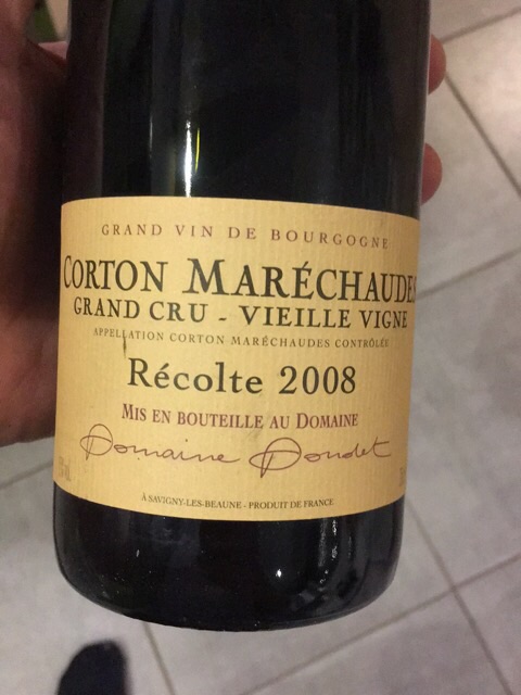 Doudet Naudin Vieille Vigne Corton Maréchaudes Grand Cru | Vivino