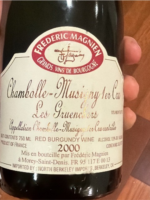 Frédéric Magnien Chambolle-Musigny 1er Cru 'Les Gruenchers