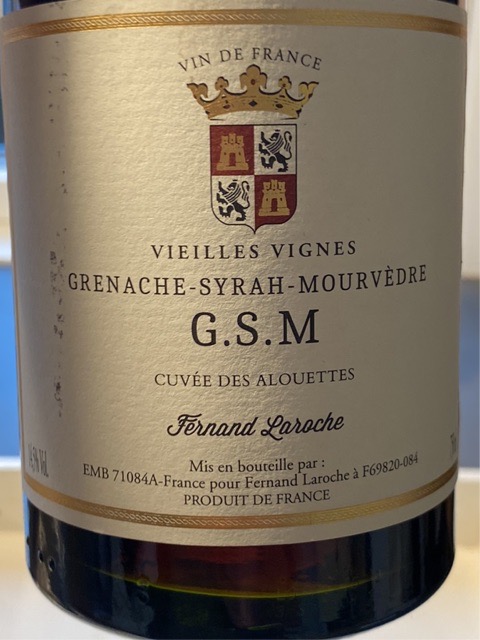 Fernand Laroche Cuvée des Alouettes Vielles Vignes G.S.M | Vivino