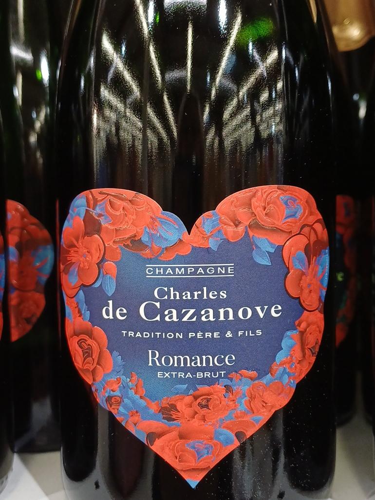 N.V. Charles de Cazanove Cuvée Romance Extra Brut Champagne