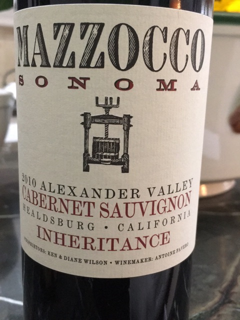 Mazzocco Cabernet Sauvignon Inheritance Vivino English