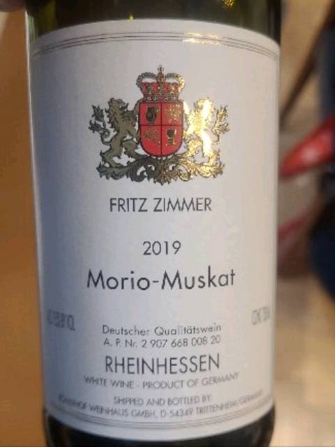モリオ・ムスカート（Morio-Muskat） Fritz Zimmer Morio-Muskat | Vivino English
