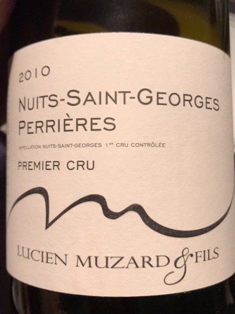 Lucien Muzard & Fils Nuits-Saint-George Premier Cru 'Perrières