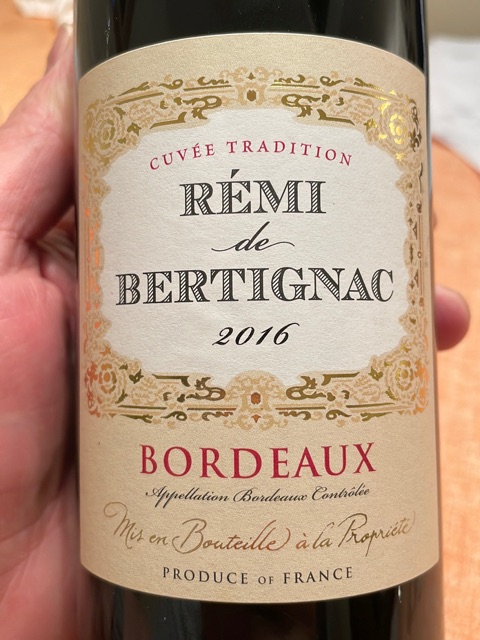 Remi de Bertignac Cuvée Tradition Bordeaux