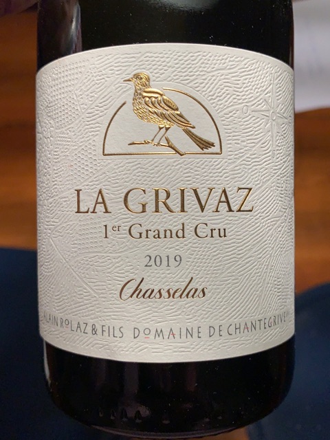 ↓Le Chasselas Grande Réserve 2018 Domaine du Daley Le Chasselas Grande Réserve Grand Cru
