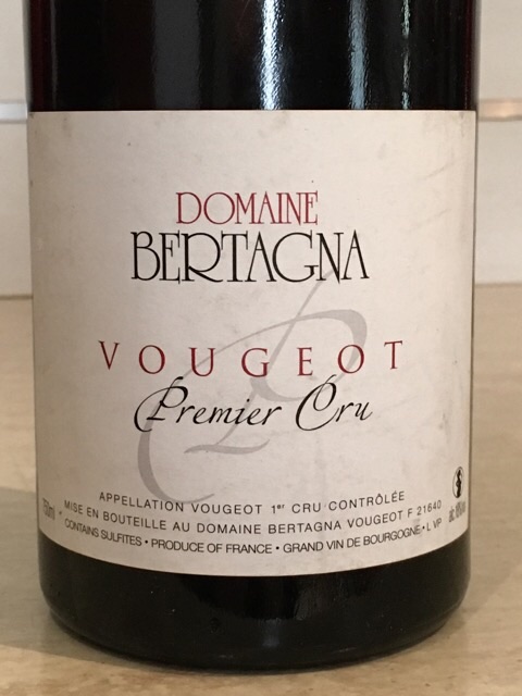 Domaine Bertagna Vougeot Premier Cru | Vivino 日本
