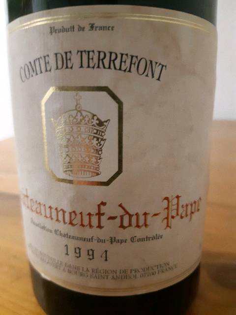 Comte De Terrefont Chateauneuf Du Pape Vivino
