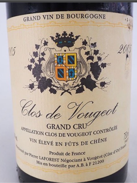 Pierre Laforest Clos de Vougeot Grand Cru | Vivino English