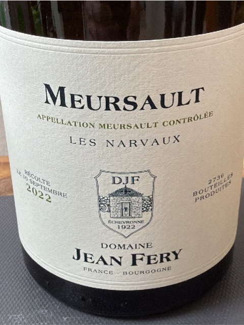 Jean Féry & Fils Meursault 'Les Narvaux' | Vivino 日本語