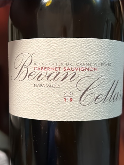 Dr.Crane Vineyard Cabernet Sauvignon