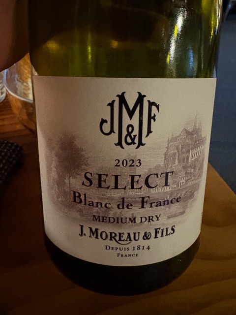 J. Moreau & Fils Select Blanc de Franc Medium Dry | Vivino English