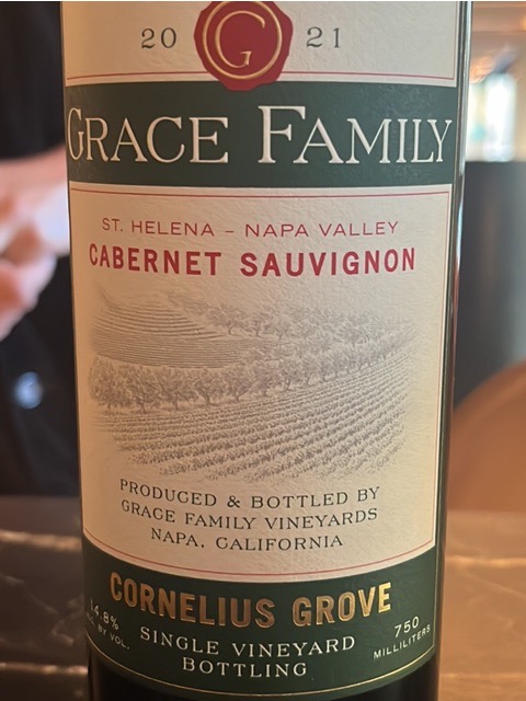 Grace Family Vineyards Cornelius Grove Cabernet Sauvignon | Vivino