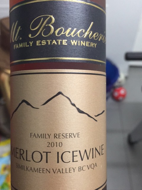 ワイン Mt. Boucherie 2010 Merlot Icewine Mt. Boucherie Family Reserve Merlot Icewine | Vivino English
