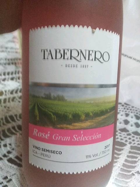 2017 Tabernero Rose Gran Seleccion Wine Info
