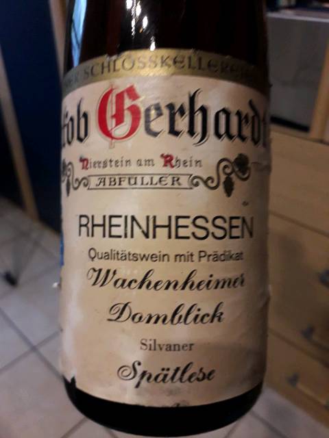 Jakob Gerhardt Silvaner Spätlese 1999 Jakob Gerhardt Silvaner Spätlese 1999 Jakob Gerhardt Silvaner