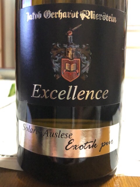 Jakob Gerhardt Excellence Solaris Auslese | Vivino 日本