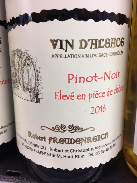 Freudenreich Pinot Noir Vin d'Alsace | Vivino 日本語
