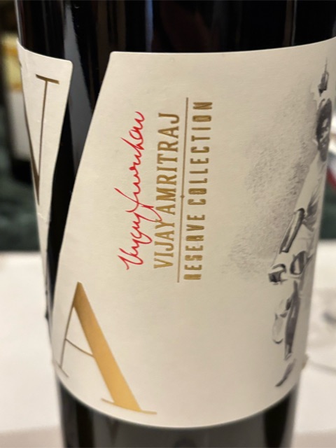 Vijay Amritraj Reserve Grover Red Wine Review Grover Zampa Vijay