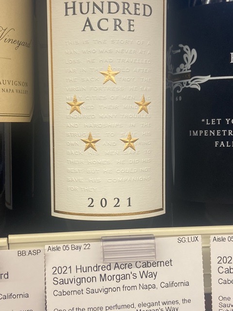 Morgan's Way Vineyard Cabernet Sauvignon