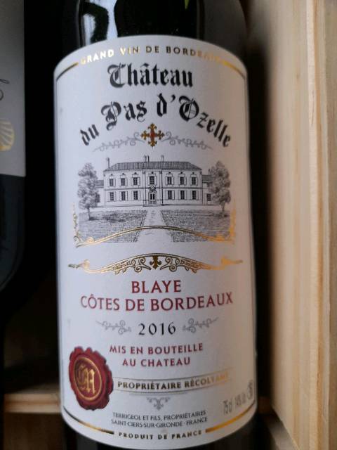 Château du Pas d'Ozelle Blaye - Côtes de Bordeaux | Vivino English