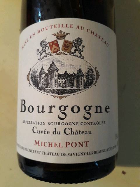 Michel Pont Cuvee Du Chateau Bourgogne Vivino